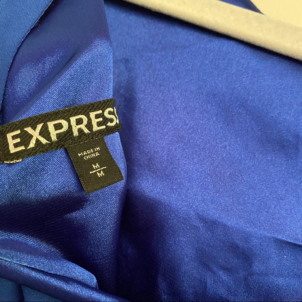 Blue Color Block Dress - Picture 6 of 6